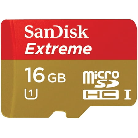 Extreme microSDHC 16GB UHS-1 CL10