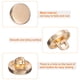thumbnail image 4 of Uxcell 10 piezas 16L Botones de costura de metal redondos planos de 10 mm, botón de aleación de repuesto para traje de hombres y mujeres, abrigo, camisa, tono dorado, 4 of 7