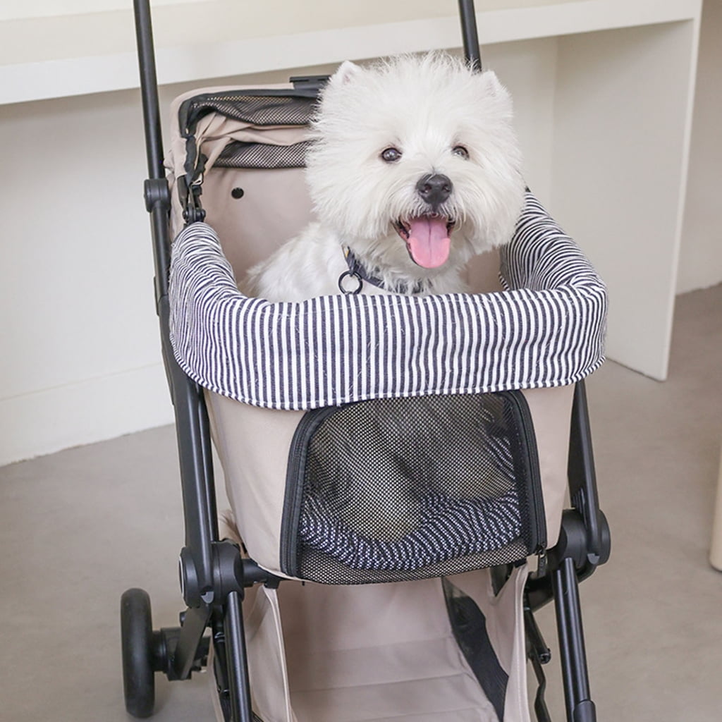 AOOOWER Adjustable Dog Strollers Padding Shock Absorption Side Mat For Outdoor Activity