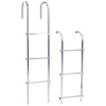 thumbnail image 3 of Surco Rear Door Ladder 502L Non-Slip Tubular; 7 Rungs; 84 Inch Height; Electro-Polished; Silver; Aluminum, 3 of 4