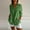 Green, variant on Xunmmm Women's Long Sleeve Shirt Button Down Solid Color Cotton Linen Shirt Blouse Womens Top Spring Summer Clothes S-5XL Grey