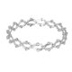 thumbnail image 2 of 1 pieza creativa transformable Brecelet anillo de dedo de plata pulsera de diamantes de imitación, 2 of 4