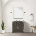 thumbnail image 5 of Harbor 30 in W x 22 in D Brown Oak Single Bath Vanity and White Quartz Top, 5 of 5