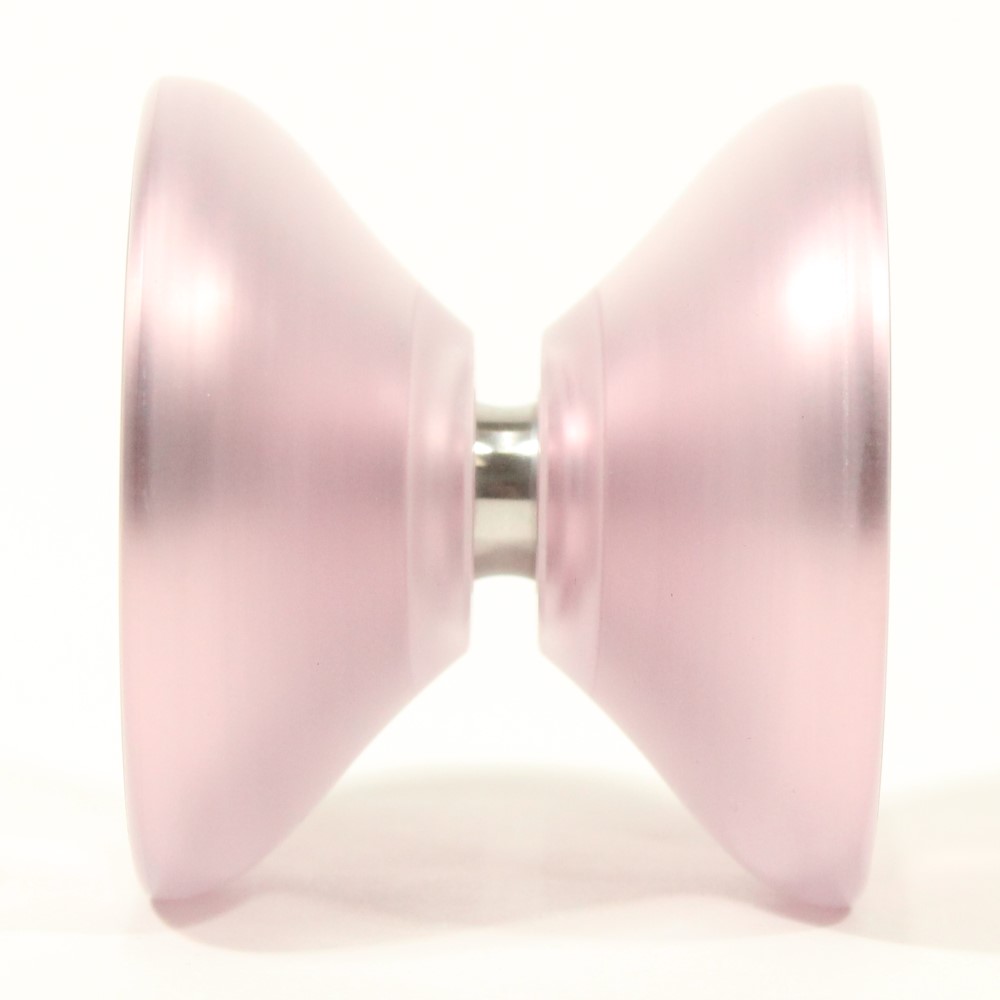 SENSE YOYO Anti-Mono 02 Yo-Yo - Aluminum with PC - Multi-Material YoYo (Light Pink PC + Glossy Light Pink (Valentine's Day Edition))