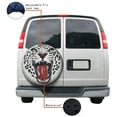 thumbnail image 4 of KAKALAD Leopard Print Spare Tire Cover Universal Car Vehicle Tools For Rv SUV Truck Camper Travel Trailer Accessories Buckle 14” Inch, 4 of 6