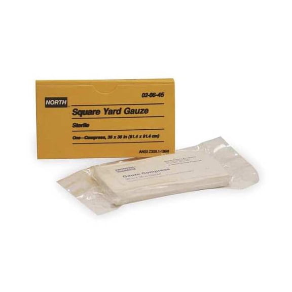 Pip Global Safety Gauze Pad, Sterile, White, Gauze, Unitized 020645