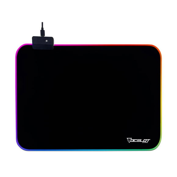 Mouse Pad Gamer OCELOT OMP01, RGB, Con Software integrado, Color Ocelot Gaming OMP01