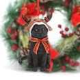 thumbnail image 5 of Gatos Resina Artesanía Árbol de Navidad Adornos para gatos Decoración del hogar Oficina Adornos pequeños Decoraciones para árboles de Navidad, 4 piezas en diferentes diseños JAMW Sencillez, 5 of 5