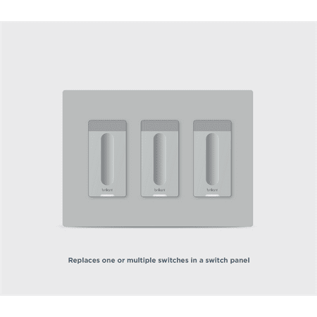 Brilliant - Smart Dimmer Switch - White