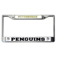 thumbnail image 1 of Cadre de Plaque d'Immatriculation Pittsburgh Penguins Chrome, 1 of 1