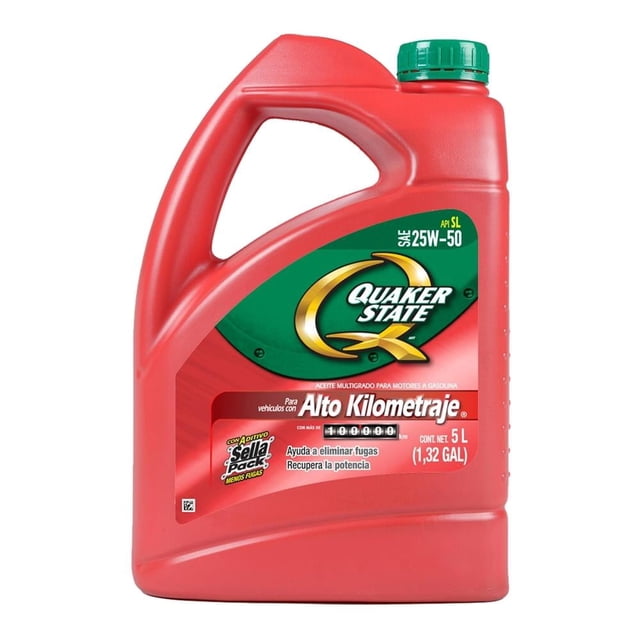 Aceite para Automóvil Quaker State 25W50 de 5 Litros