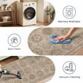 thumbnail image 2 of Kitchen Runner Rug 2x6 ft Washable Non Slip Soft Low Profile Farmhouse Vintage Rug for Entryway, Hallway, Laundry Room, Bedroom, Brown, 2 of 6