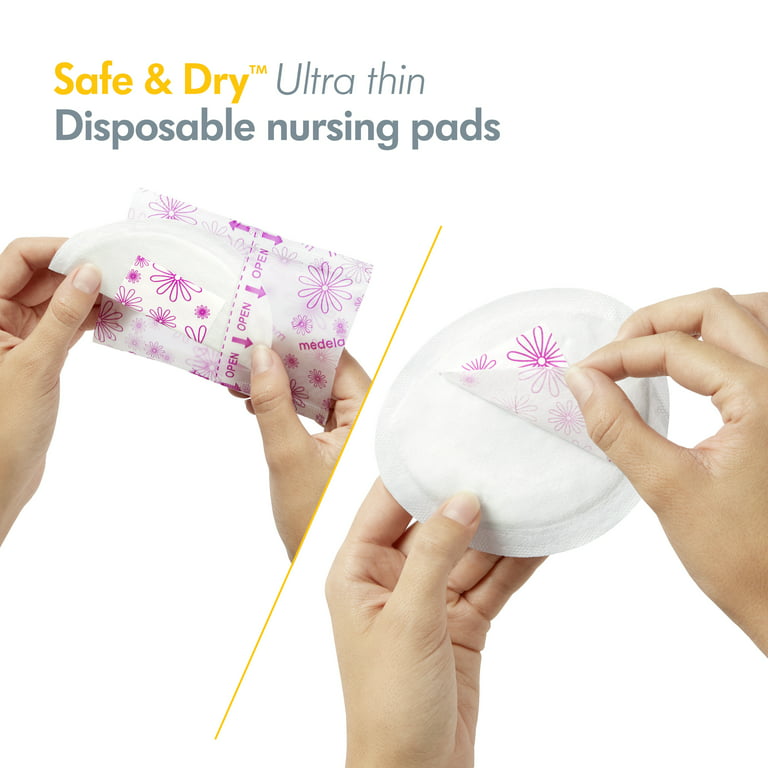 Momcozy Ultra-Thin Disposable Nursing Pads for Breastfeeding 60 Pads,  Disposable Breast Pads