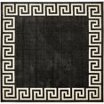 thumbnail image 1 of Unique Loom Tapis Carré Design Carré Athens 8' x 8' Charbon/beige, 1 of 1