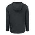 thumbnail image 3 of Men's Cutter & Buck Black North Carolina A&T Aggies Coastline Epic Comfort Eco Recycled Long Sleeve Hoodie T-Shirt, 3 of 3