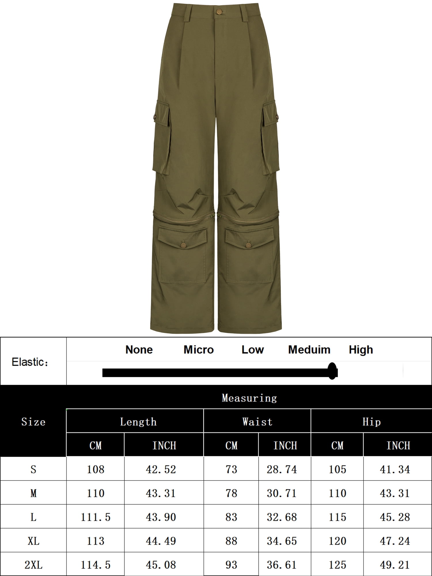 PIERRE NOIR Women's Cargo Pants Convertible Zip Off Water Resistant Hiking  Pants for Travel, Camping, Outdoor, Fishing 