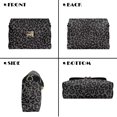 thumbnail image 5 of Pzuqiu Leopard Print Women Leather Crossbody Bag Lightness Craftsmanship Quilted Crossbody Purse for Women with Chain Strap Functional for Party and Special Occasions, 5 of 7
