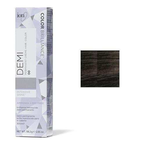 Ion Color Brilliance Demi Permanent Creme Hair Color 2.05 oz 4N