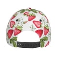 thumbnail image 3 of Lsque Strawberry1 Baseball Cap Trucker Low Profile Hat Golf Dad Hat Adjustable Original Classic Unconstructed Plain Cap Men Women, 3 of 9
