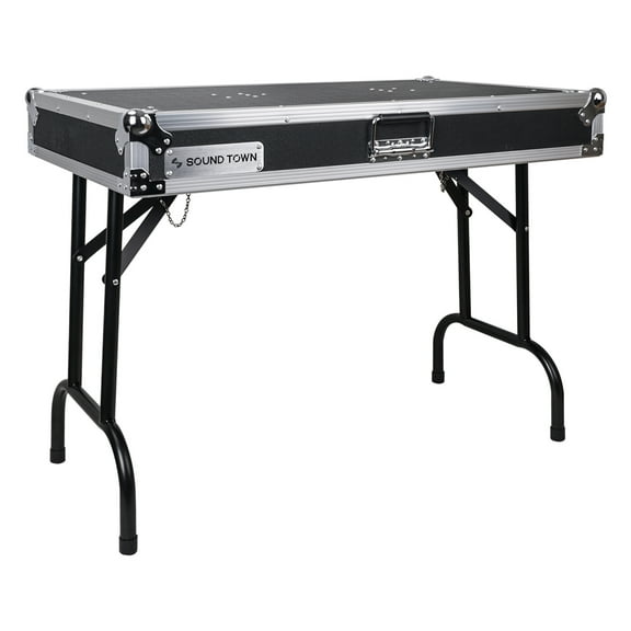 Sound Town DJ Table, Plywood, 36-inch x 21-inch (STDJT-36W)