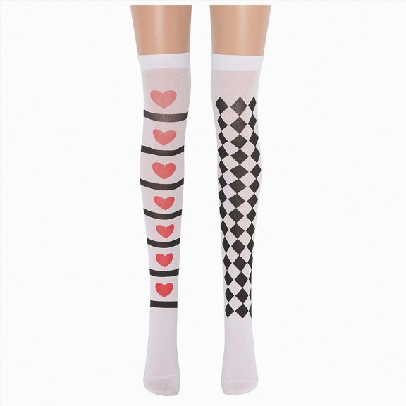 Linfrsh Stockings Women's Dance Party Tights Stockings Slim Fit Knee Y2K Socks
