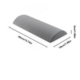 thumbnail image 3 of XIBUFE Lumbar Support Pillow for Bed,Back Pillow for Sleeping Side Sleeper Pillow,Half Moon Pillow Knee Pillow for Side Sleepers, 3 of 7