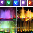 thumbnail image 5 of Underwater Light Embedded High Voltage 85-265v LED Floodlight RGB Fountain Pool Pond Aquarium Spotlight Bulb Lamp B, 5 of 5