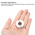 thumbnail image 4 of 8 Packs Single Split Clamp-On Shaft Collar 12mm Bore One-Piece Clamping Collar, 30mm OD, 10mm Thickness, Aluminum Alloy, 4 of 5