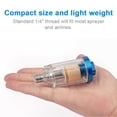 thumbnail image 3 of 14'' Oil Separator Inline Air Hose Filter Trap Compressor Sprayer Pneumatic Painting Spraying Tool Filter, 3 of 7