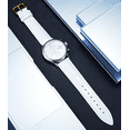 thumbnail image 2 of XIHAMA Genuine Leather Replacement Watch Band Multicolor Waterproof for Men Women, G-White (13mm), 2 of 5
