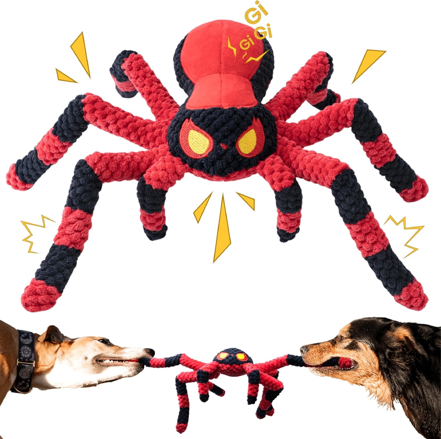 Legend Sandy Angry Spider Tug of War Dog Toy photo 1