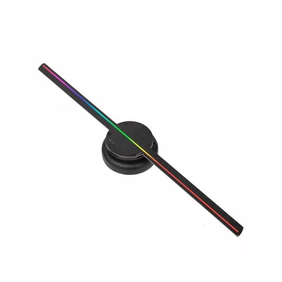 T40 Normal 3D Holographic Projector Fan Screen 224LED Remote Control Advertising Machine Logo Light PC Control Display Projector ,Multi-Scene Use