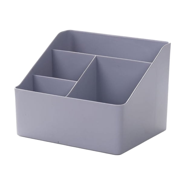 Caja de almacenamiento de escritorio para oficina en casa, sala de estar, dormitorio, organizador multifuncional para cosméticos, control remoto, artículos de papelería, estante organizador de