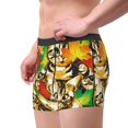 thumbnail image 4 of Daiia Kittens With Maple Leaves Men's Underwear Boxer Briefs, Cotton Stretch Moisture-Wicking Underwear-X-Large, 4 of 9