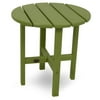 POLYWOOD RST18LI Round 18 Side Table Lime