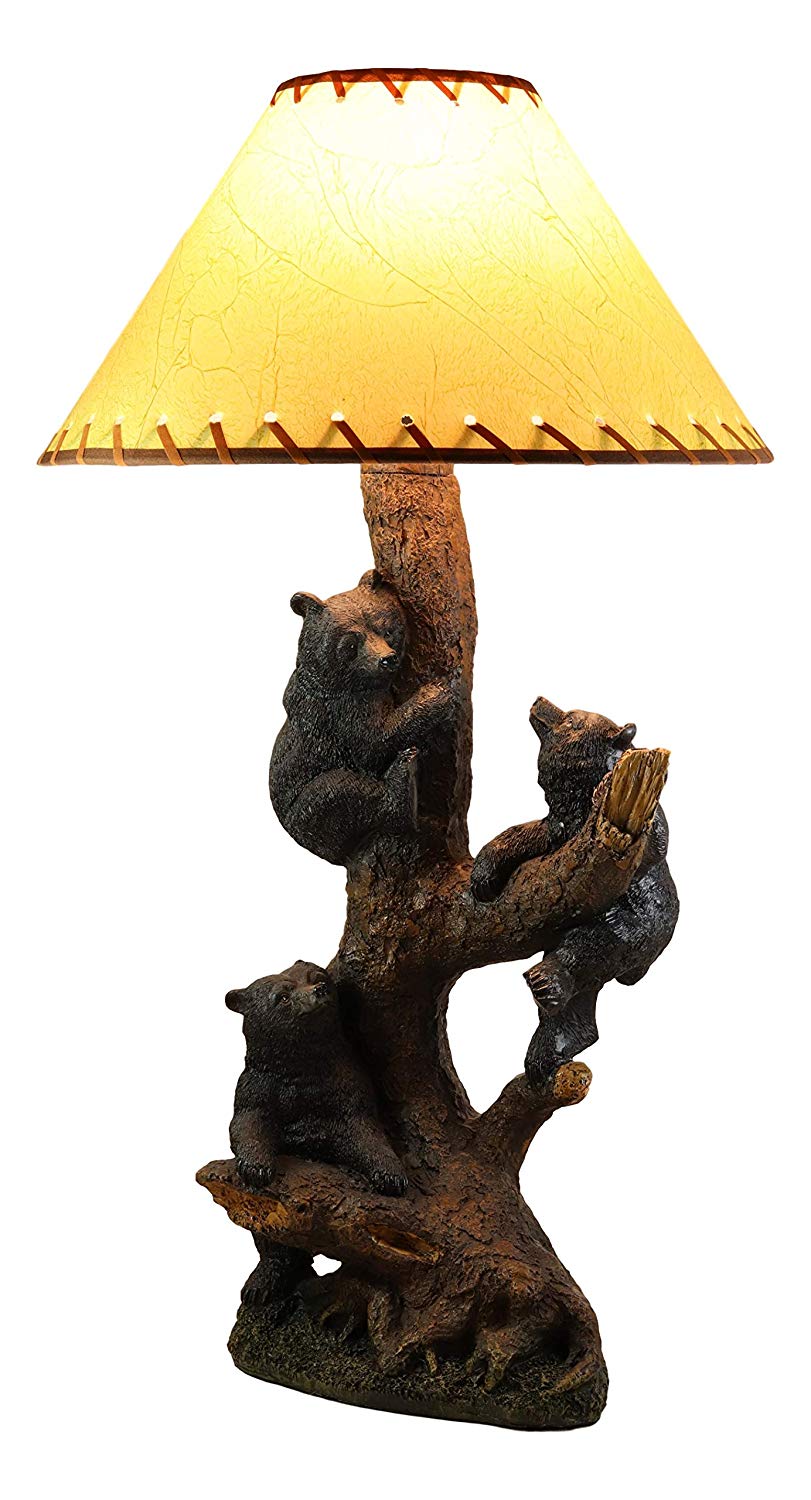 black bear table lamps
