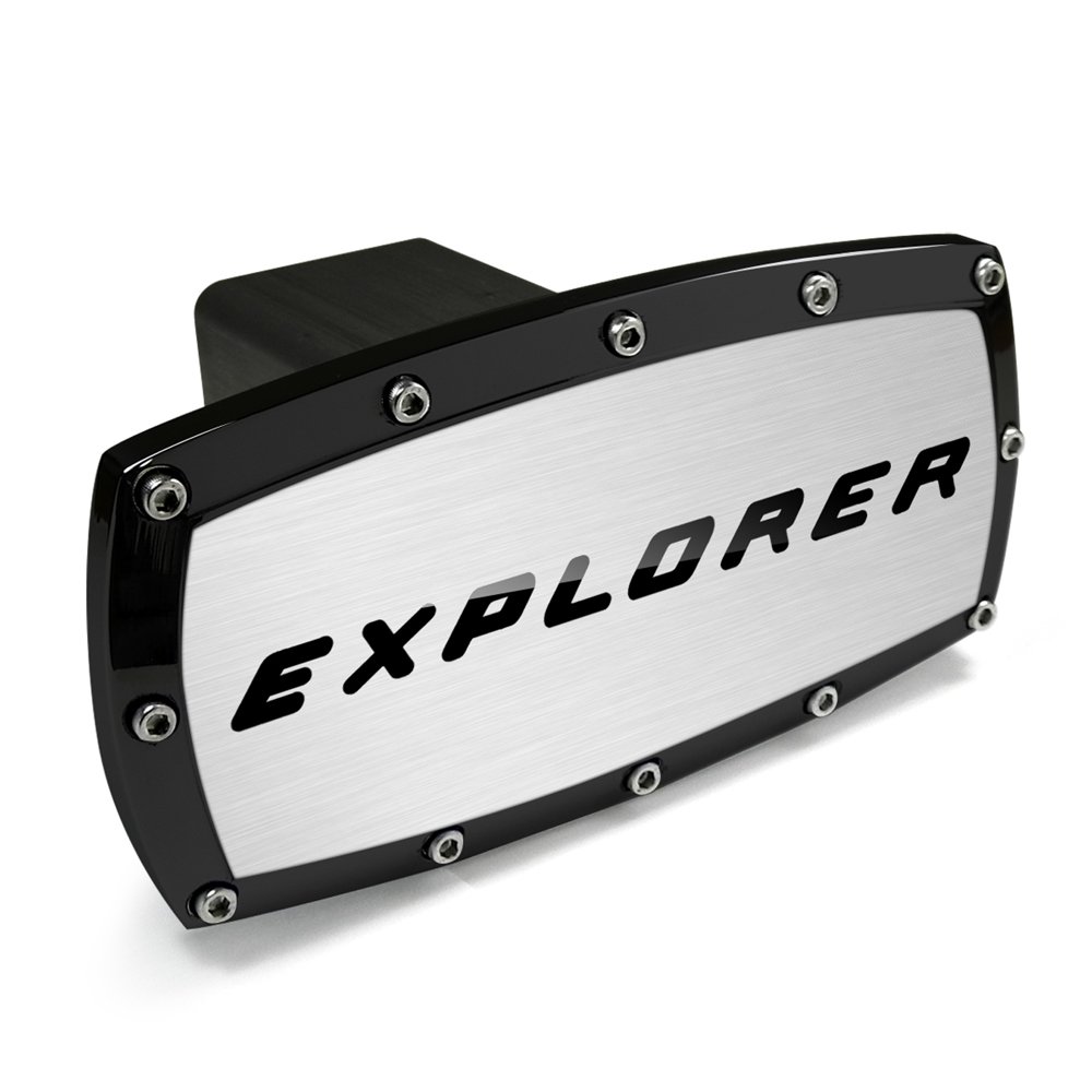 Ford Explorer Black Trim Billet Aluminum Tow Hitch Cover - Walmart.com