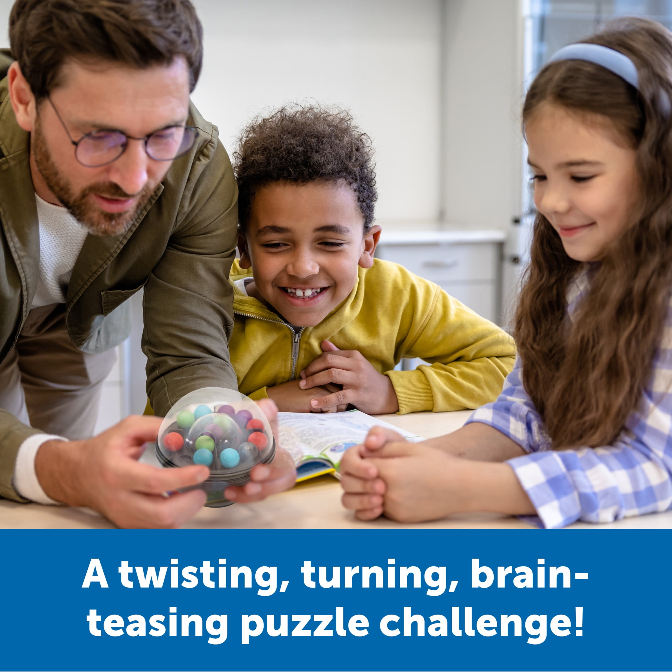 Learning Resources Scramboozle! Puzzle Ball - 3D Brain Teasers, Ages 6+