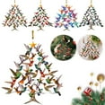 thumbnail image 2 of Hummingbird Christmas Ornament, 2025 New Stacking Hummi ngbird Ornaments, 2 of 9