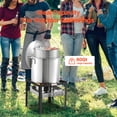 thumbnail image 2 of VEVOR 60 Qt Seafood Boiling Kit with Strainer, Outdoor Seafood Boil Pot and Basket, Cooking Set for Crab Crawfish Lobster Boiling, Aluminum Stockpot with 100,000 BTUs Propane Burner and Steamer Rack, 2 of 9