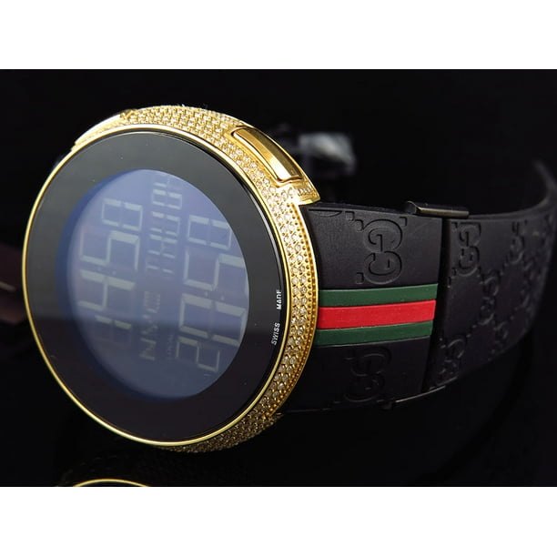 Gucci digital watch with diamonds jewelry unlimited gucci i digital