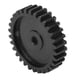 thumbnail image 4 of Engranaje recto de acero de 30 dientes para servomotor, estriado de 25 dientes, 0,8 Mod, piezas industriales 4307-1025-0030, 4 of 11