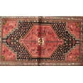 thumbnail image 1 of Ahgly Company Machine Washable Indoor Rectangle Traditional Fire Brick Red Area Rugs, 2' x 3', 1 of 7