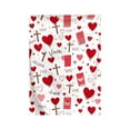 thumbnail image 2 of Xubinwww Valentine's Day Heart Design Cozy Flannel Throw Blanket For Couples Cuddle Soft Warm Bed Home Soft Things Throw Blanket Throw Blanket Lightweight 10 X 10 Blanket Comp Soft Size Blanket Nice, 2 of 7