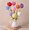 Multicolor_colorful, variant on RuWeoMaa Crochet Tulip without Vase, 9pcs/set Artificial Flower, Summer Home Decor Supplies for Living Room Bedroom Dining Room Wedding Party