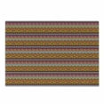 thumbnail image 1 of Mexican Cutting Board, Folkloric Old Vintage Ornament Design Geometric Shapes and Stripes Colorful, Decorative Tempered Glass Cutting and Serving Board, Small Size, Multicolor, by Ambesonne, 1 of 1