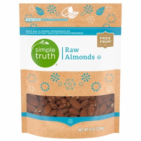 Pack of 2 Simple Truth™ Raw Almonds Pouch 8 Oz