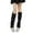 Black, variant on Women's Knit Stack Up Socks Over The Knee Extended Yoga Leggings Fitness Socks and Tights