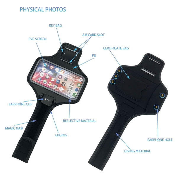 Brazalete Deportivo para Corre con Airpods Holder,Brazalete Móvil Brazalete Deportivo para Corre con Airpods Holder,Brazalete Móvil