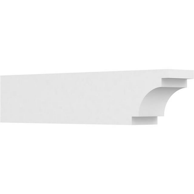 Ekena Millwork RFTP06X08X36MED 8 x 6 x 36 in. Standard Mediterranean Architectural Grade PVC Rafter Tail